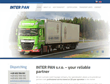 Tablet Screenshot of interpan.cz